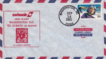 Swissair Washington DC to Zurich