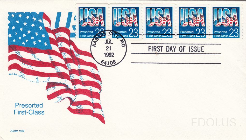 Presorted First-Class Flag Plate Number Coil Strip