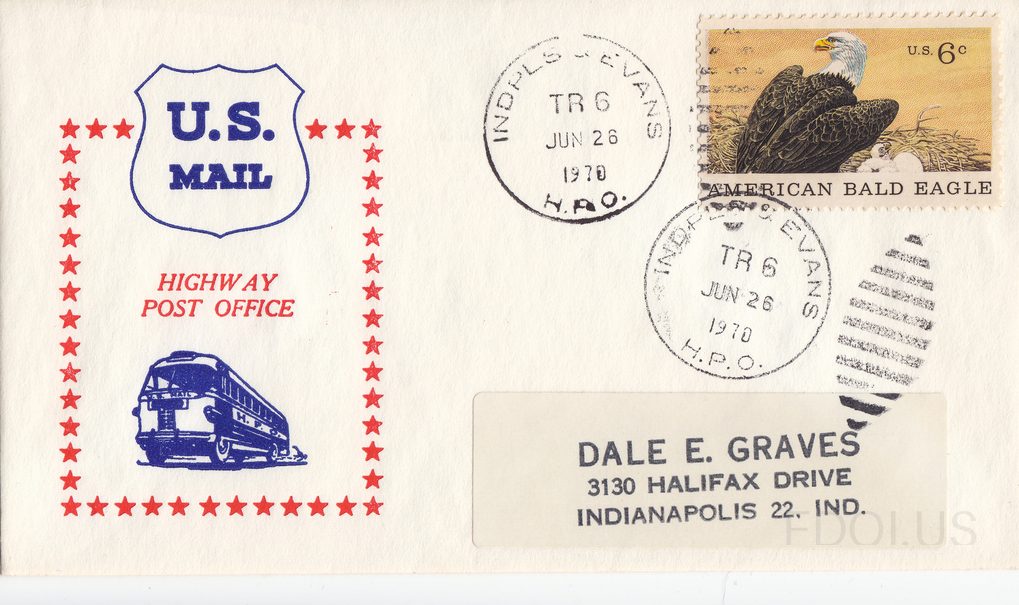 Indianapolis to Evansville Highway Post Office