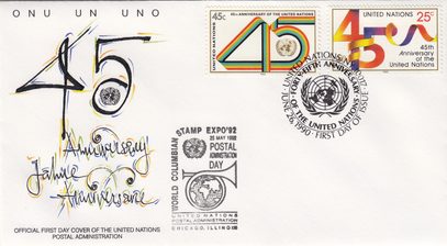 United Nations 45th Anniversary