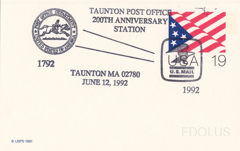 Taunton Post Office 200th Anniversary Station