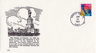 Statue of Liberty at Americover 1994