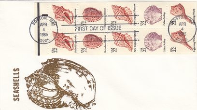 Seashells Booklet Pane