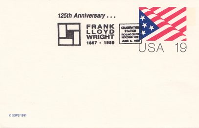 125th Anniversary of Frank Lloyd Wright