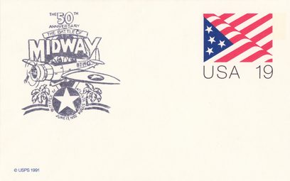 Battle of Midway Pictorial Cancel