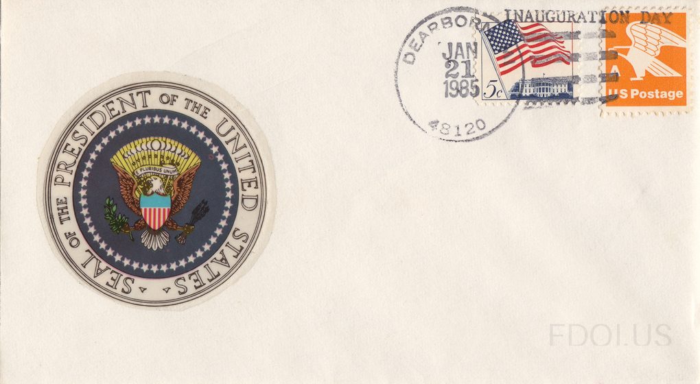 Ronald Reagan second term inauguration.