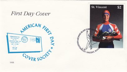 Bonnie Blair Speed Skating Commemorative - St. Vincent